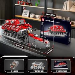 V12 Engine Model Kit That Works 3472 PCS Build Your Own Model Engine Kit fo