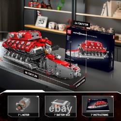 V12 Engine Model Kit That Works 3472 PCS Build Your Own Model Engine Kit fo