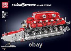 V12 Engine Model Kit That Works 3472 PCS Build Your Own Model Engine Kit fo