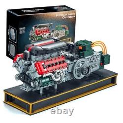 V12 Engine Model Kit that Runs, Build Your Own Mechanical Building Set with