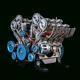 V8 8-cylinder Car Engine Motor Metal Assembly Diy Model 500+pcs Kit Educational