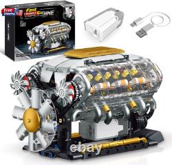 V8 Combustion Engine Model Kit That Runs Build Your Own STEM Mini V8