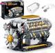 V8 Combustion Engine Model Kit That Runs Build Your Own Stem Mini V8