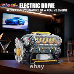 V8 Combustion Engine Model Kit That Runs Build Your Own STEM Mini V8