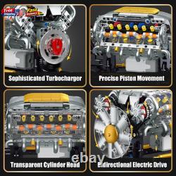 V8 Combustion Engine Model Kit That Runs Build Your Own STEM Mini V8