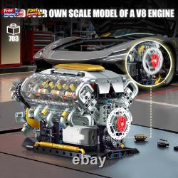 V8 Combustion Engine Model Kit That Runs Build Your Own STEM Mini V8