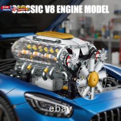 V8 Combustion Engine Model Kit That Runs Build Your Own STEM Mini V8