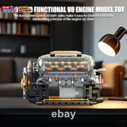 V8 Combustion Engine Model Kit That Runs Build Your Own STEM Mini V8