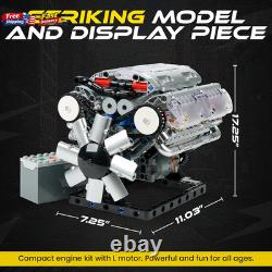 V8 Combustion Engine Model Kit That Runs Build Your Own STEM Mini V8 Mo Opens