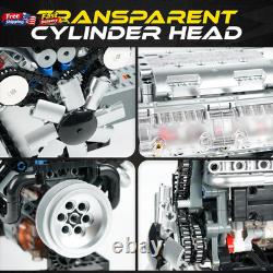 V8 Combustion Engine Model Kit That Runs Build Your Own STEM Mini V8 Mo Opens