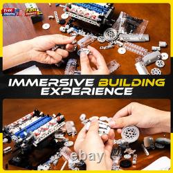 V8 Combustion Engine Model Kit That Runs Build Your Own STEM Mini V8 Mo Opens