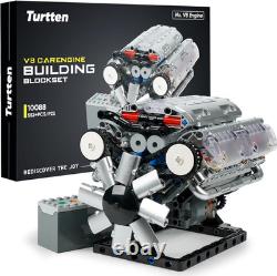 V8 Combustion Engine Model Kit That Runs Build Your Own STEM Mini V8 Mo Opens