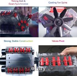 V8 Combustion Engine Model Kit That Runs Build Your Own STEM Mini V8 Model