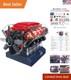 V8 Combustion Engine Model Kit That Runs Build Your Own Stem Mini V8 Model
