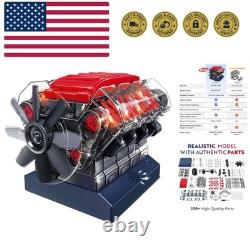 V8 Combustion Engine Model Kit That Runs Build Your Own STEM Mini V8 Model