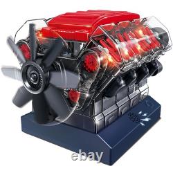 V8 Combustion Engine Model Kit That Runs Build Your Own STEM Mini V8 Model