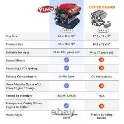 V8 Combustion Engine Model Kit That Runs Build Your Own STEM Mini V8 Model