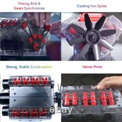 V8 Combustion Engine Model Kit That Runs Build Your Own STEM Mini V8 Model