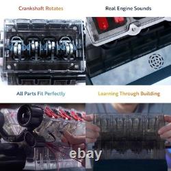 V8 Combustion Engine Model Kit That Runs Build Your Own STEM Mini V8 Model
