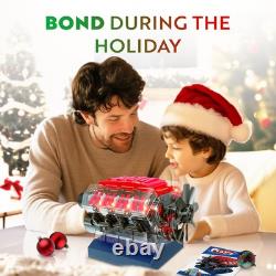 V8 Combustion Engine Model Kit That Runs Build Your Own STEM Mini V8 Model