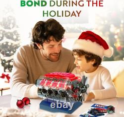 V8 Combustion Engine Model Kit That Runs Build Your Own STEM Mini V8 Model