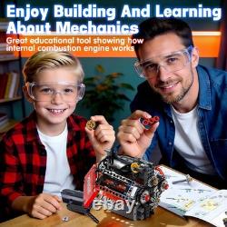 V8 Combustion Engine Model Kit That Runs Build Your Own STEM Mini V8 Model Eng
