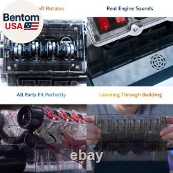V8 Combustion Engine Model Kit That Runs Build Your Own STEM Mini V8 Model Eng