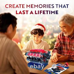 V8 Combustion Engine Model Kit That Runs Build Your Own STEM Mini V8 Model Eng