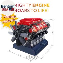V8 Combustion Engine Model Kit That Runs Build Your Own STEM Mini V8 Model Eng