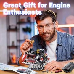V8 Combustion Engine Model Kit That Runs Build Your Own STEM Mini V8 Model Eng
