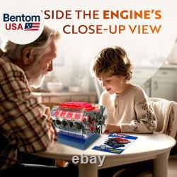 V8 Combustion Engine Model Kit That Runs Build Your Own STEM Mini V8 Model Eng