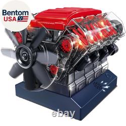 V8 Combustion Engine Model Kit That Runs Build Your Own STEM Mini V8 Model Eng