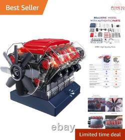 V8 Combustion Engine Model Kit Working STEM Mini Car Engine for Adults Kids
