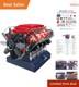 V8 Combustion Engine Model Kit Working Stem Mini Car Engine For Adults Kids