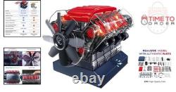 V8 Combustion Engine Model Kit Working STEM Mini Car Engine for Adults Kids