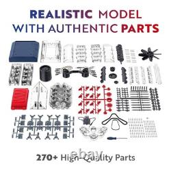 V8 Combustion Engine STEM Model Kit Educational Fun for Adults & Kids 12+