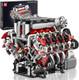 V8 Engine Building Set, 2718 Pcs Model Kit For Adults 14+