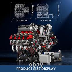 V8 Engine Building Set, 2718 Pcs Model Kit for Adults 14+