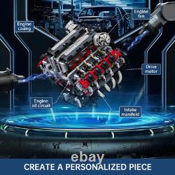V8 Engine Building Set, 2718 Pcs Model Kit for Adults 14+