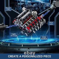 V8 Engine Building Set, 2718 Pcs Model Kit for Adults 14+