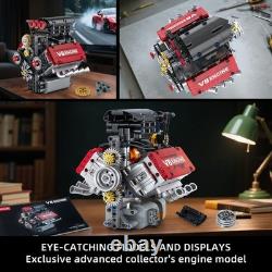 V8 Engine Building Set, V8 Engine Model kit That Run, Build Your Own STEM Mini