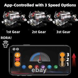 V8 Engine Kits That Works Building Sets, Car Engine Model Kit with Motor and Ligh