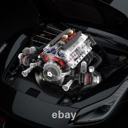 V8 Engine Kits That Works Building Sets, Car Engine Model Kit with Motor and Ligh