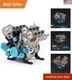 V8 Engine Model Kit 500+ Pcs Metal Assembly Educational Stem Suitable 14+