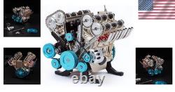 V8 Engine Model Kit 500+ Pcs Metal Assembly Educational STEM Suitable 14+ V8 Engine Model Kit 500+ Pcs Metal Assembly Educational STEM Suitable 14+