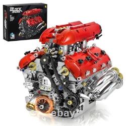 V8 Engine Model Kit, Build Your Own Visible Car Motor, Advanced STEM