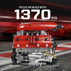V8 Engine Model Kit, Build Your Own Visible Car Motor, Advanced STEM