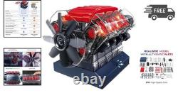 V8 Engine Model Kit Build Your Own Working Mini Engine STEM Educational