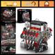 V8 Engine Model Kit Buildable Super Car Engine Stem Toy For Adults, 2718 Piece