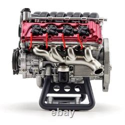 V8 Engine Model Kit DIY Assembly Simulation Metal Engine Build Toy 14+